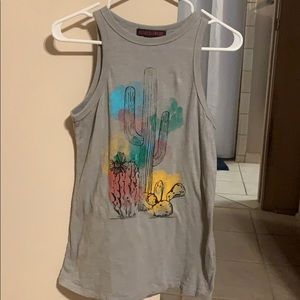 NWOT Rock & Roll Cactus tank top